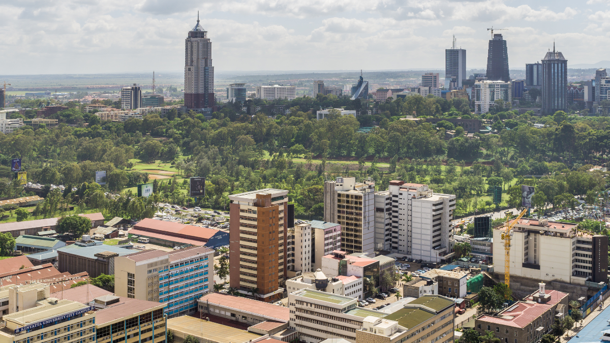 Image of Kenyan skyline, on a clear day. Cover Image