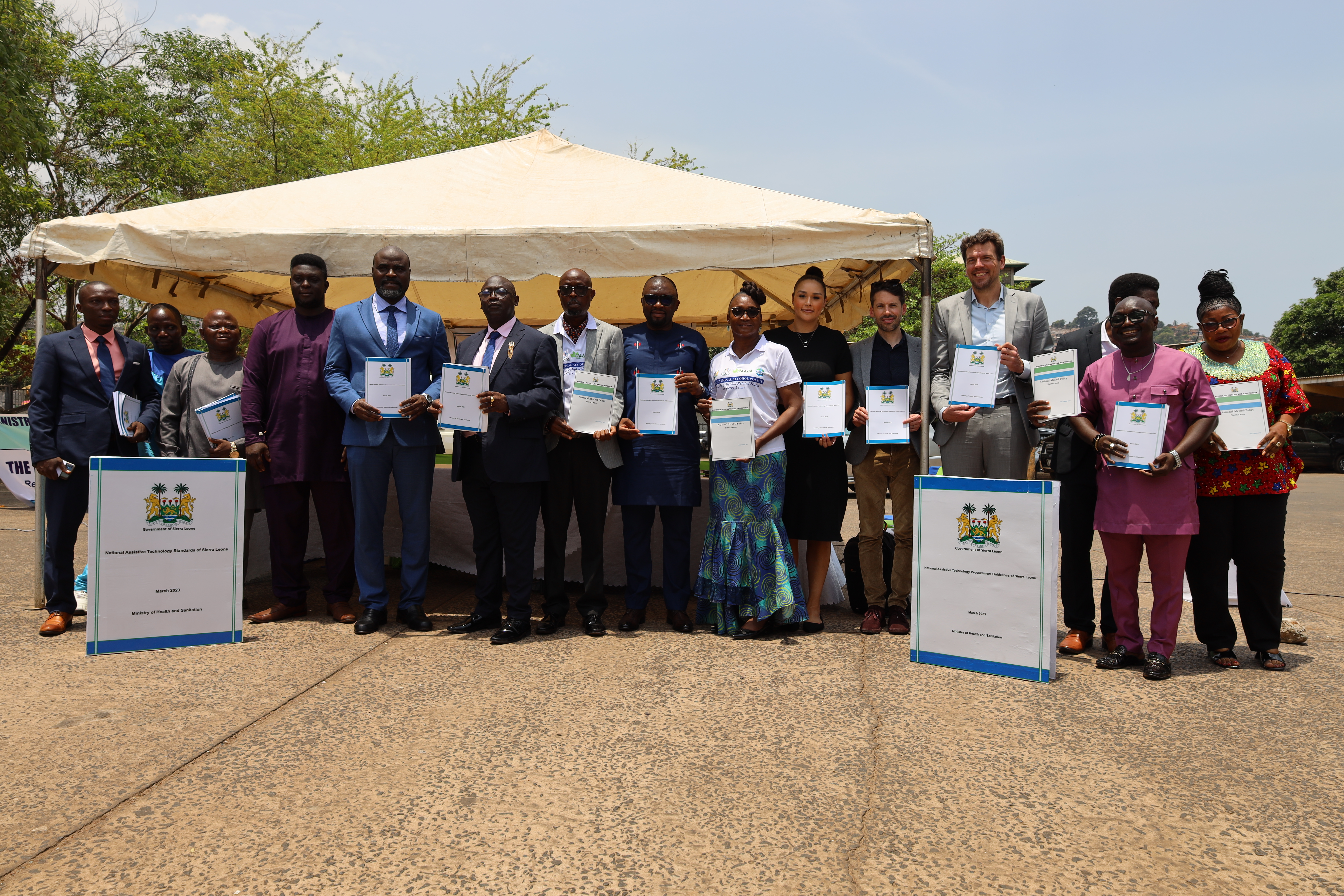 A group photo members present during the launch of the  AT guidelines and policies Cover Image