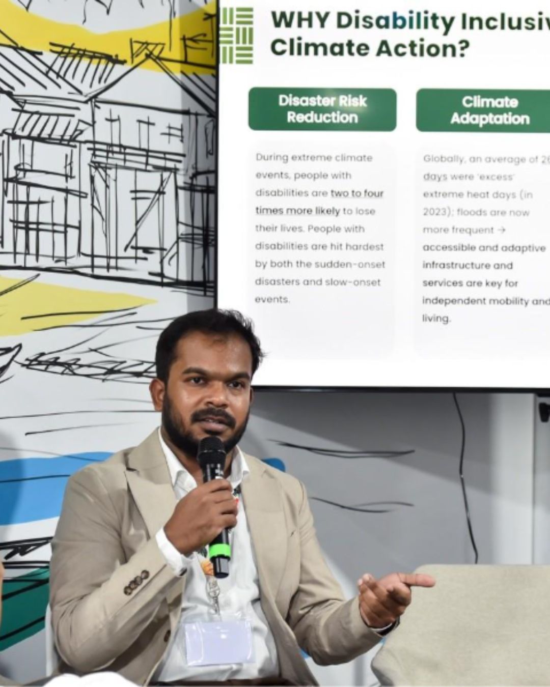 Bala speaking at COP30 in brazil Cover Image