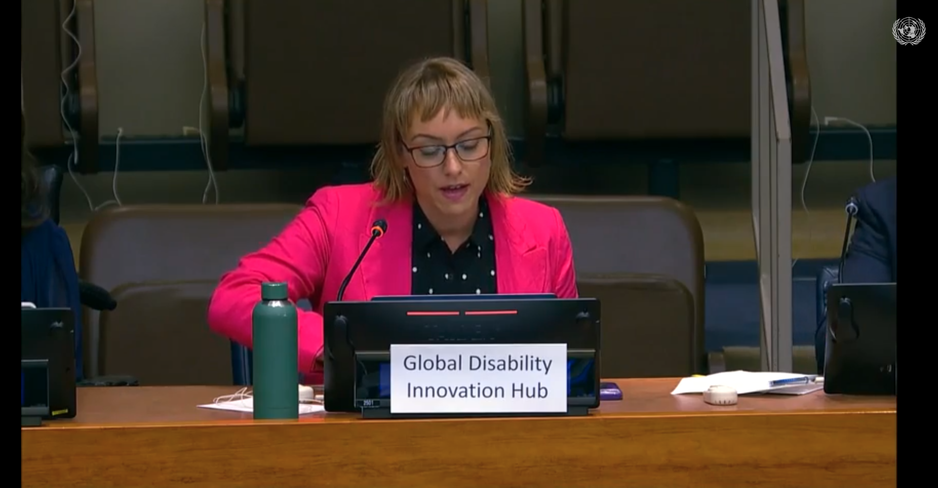 Global Disability Hub's CEO presenting at COSP Cover Image