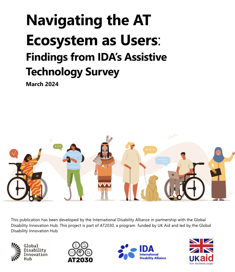 Navigating the AT Ecosystem as Users:
Findings from IDA’s Assistive
Technology Survey Cover Image