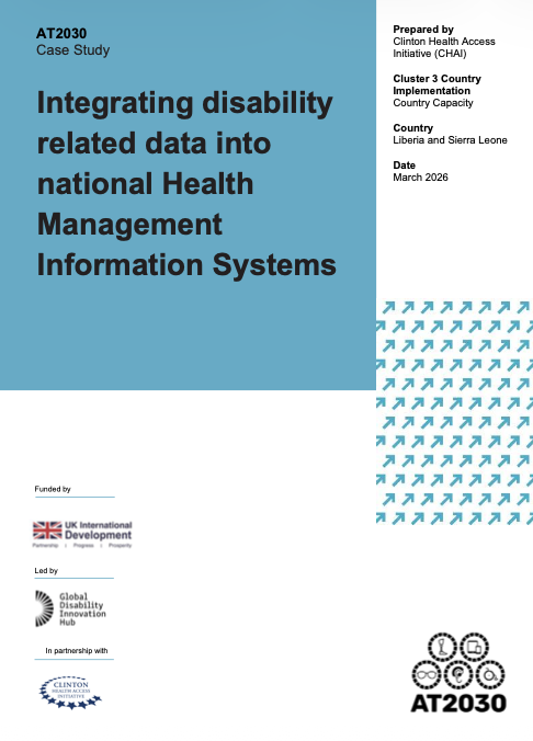 Integrating disability related data into national Health Management Information Systems cover image Cover Image