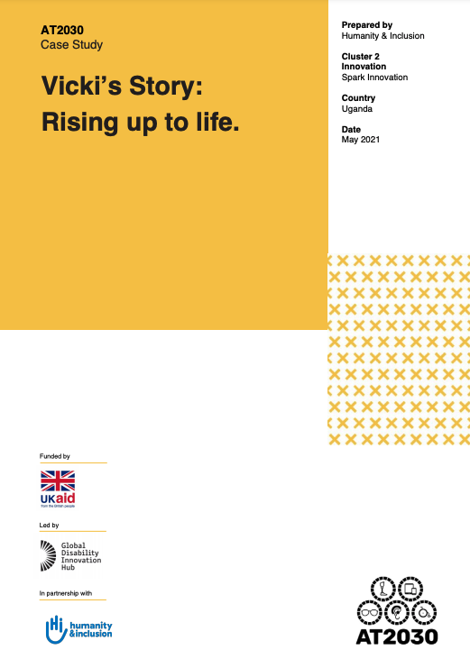 AT2030 Case Study Vicki’s Story: Rising up to life. Cover Image