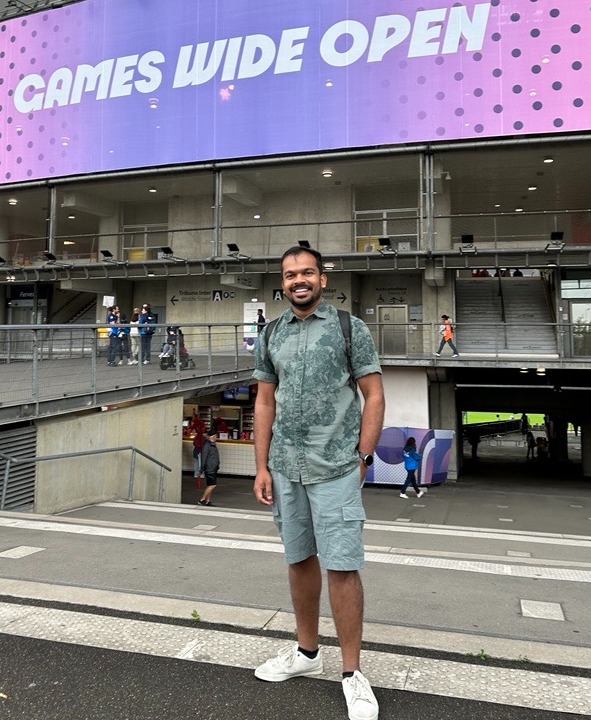 Bala in Paris at the paralympic games