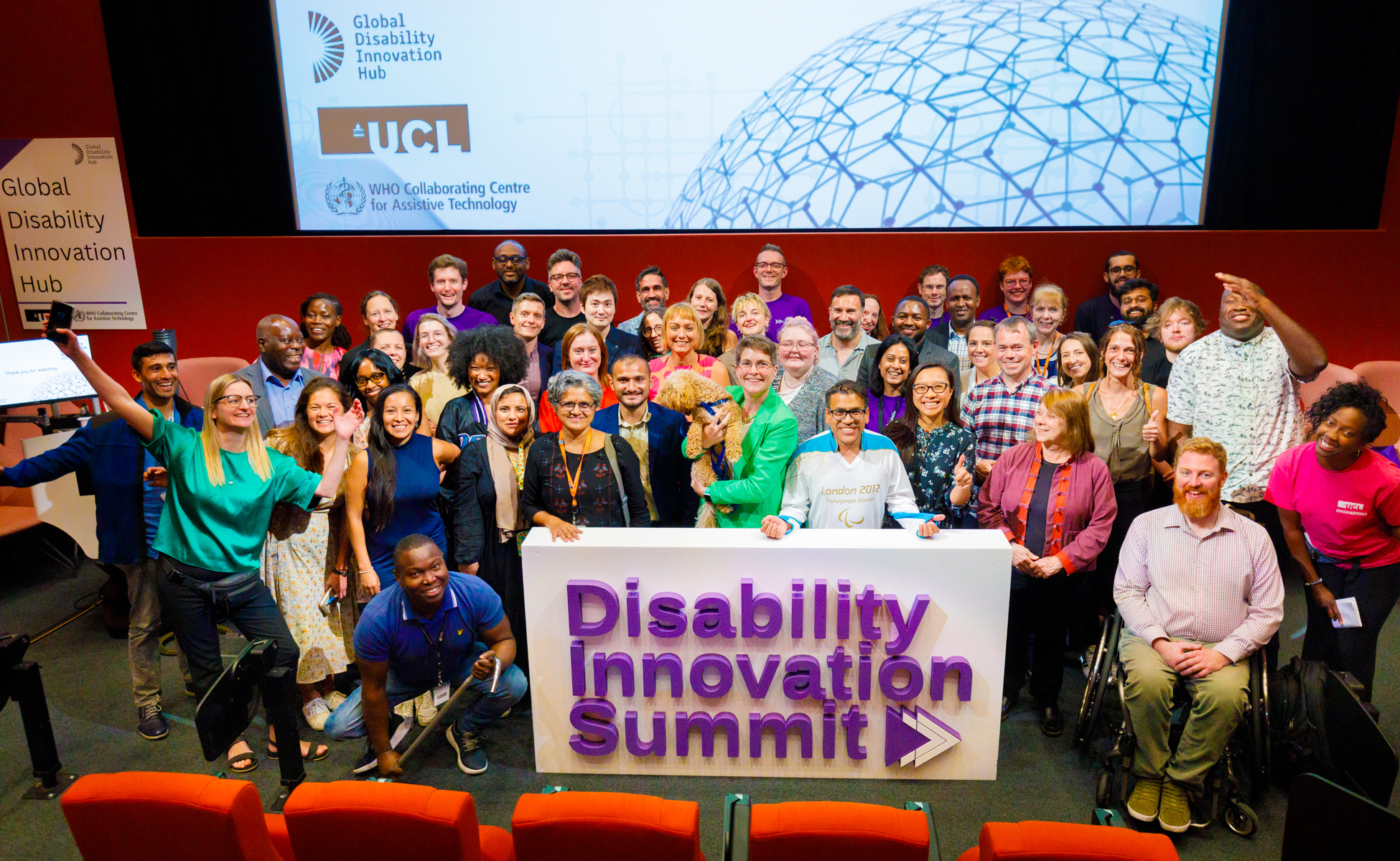 Image if people during the Global disability summit