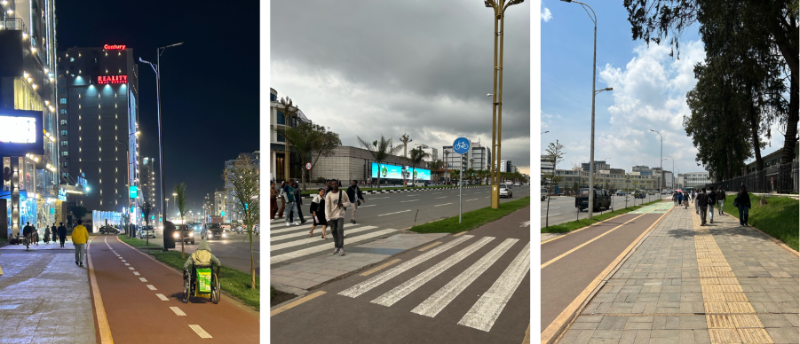 Left image:&nbsp;As part of the Corridor Project,&nbsp;a&nbsp;separate,&nbsp;broad&nbsp;bicycle lane&nbsp;is&nbsp;provided, which is&nbsp;often used by persons&nbsp;with disabilities&nbsp;to&nbsp;navigate&nbsp;the pedestrian environment&nbsp;comfortably and easily.&nbsp; Middle image:&nbsp;Zebra crossing without&nbsp;a&nbsp;level difference for&nbsp;getting on to the pavement&nbsp;makes&nbsp;the&nbsp;travel journey for persons with disabilities obstacle-free.&nbsp;&nbsp; Right image:&nbsp;The pedestrian environment&nbsp;in the Corridor Project area&nbsp;has now been fitted&nbsp;with&nbsp;tactile way&nbsp;guidance&nbsp;to enable&nbsp;easy and safe access for persons&nbsp;with&nbsp;visual impairments.&nbsp;&nbsp;