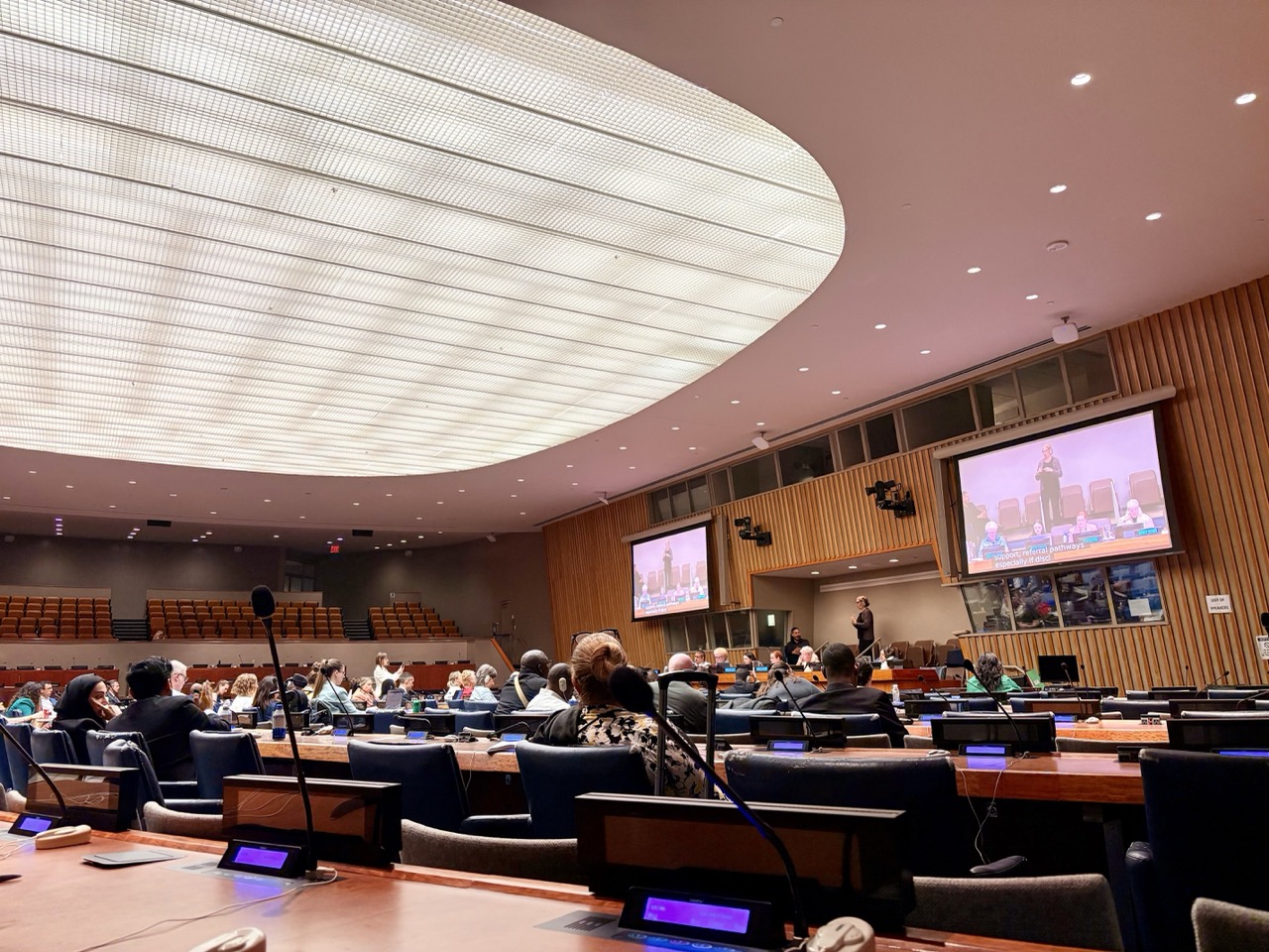 Image of a session happening at COSP 19