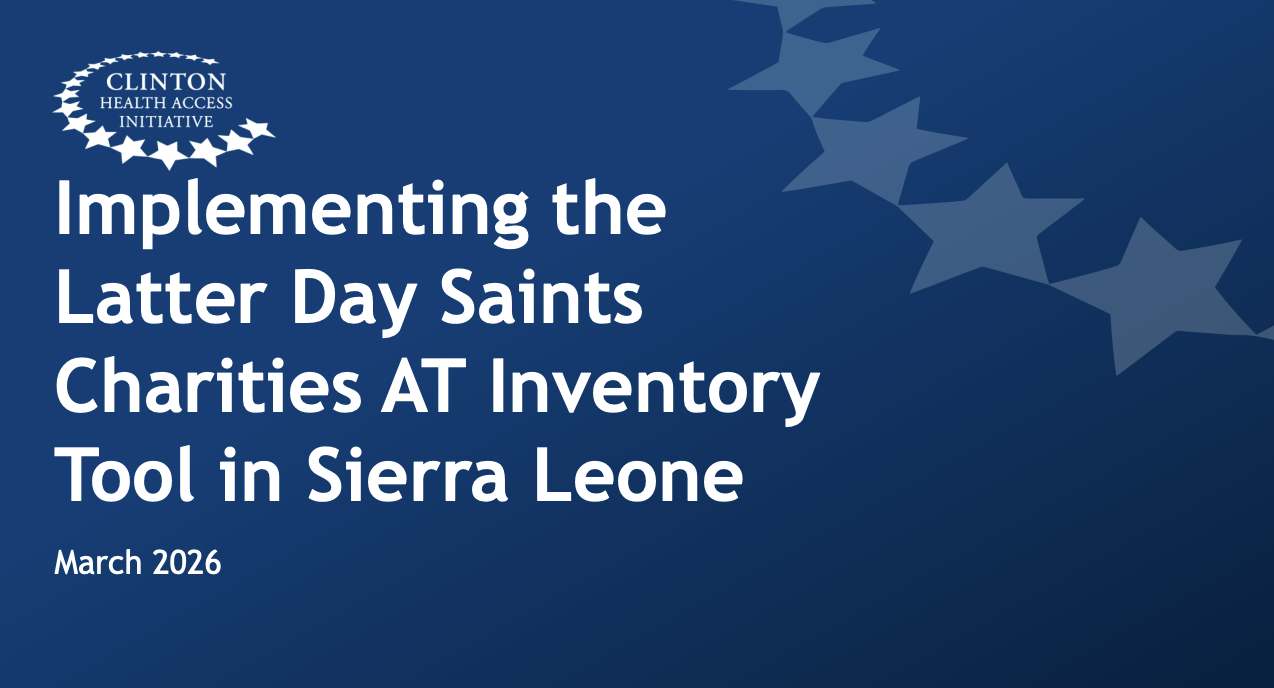 Implementing the Latter Day Saints Charities AT Inventory Tool in Sierra Leone