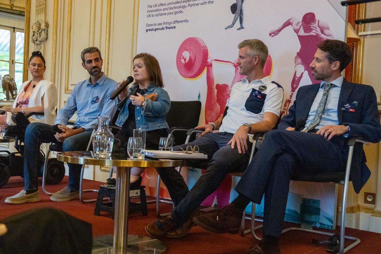 panelists at the beyond sport PAris event