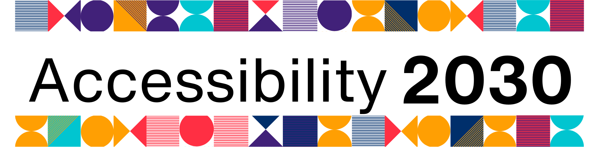 Accessibility 2030 pavilion logo