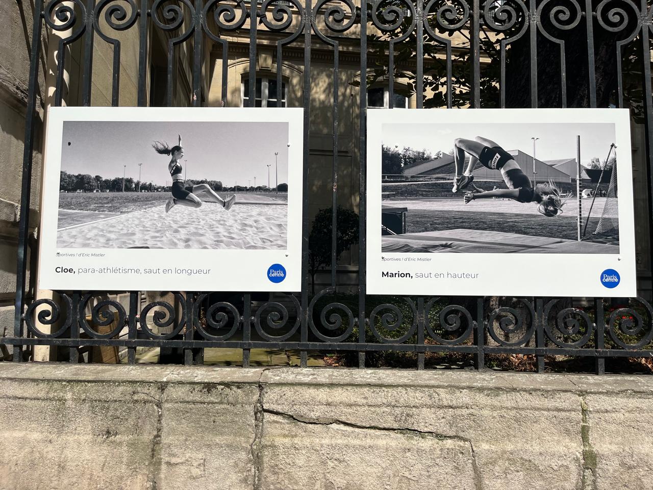 Paralympic posts in Paris - showing history of the games