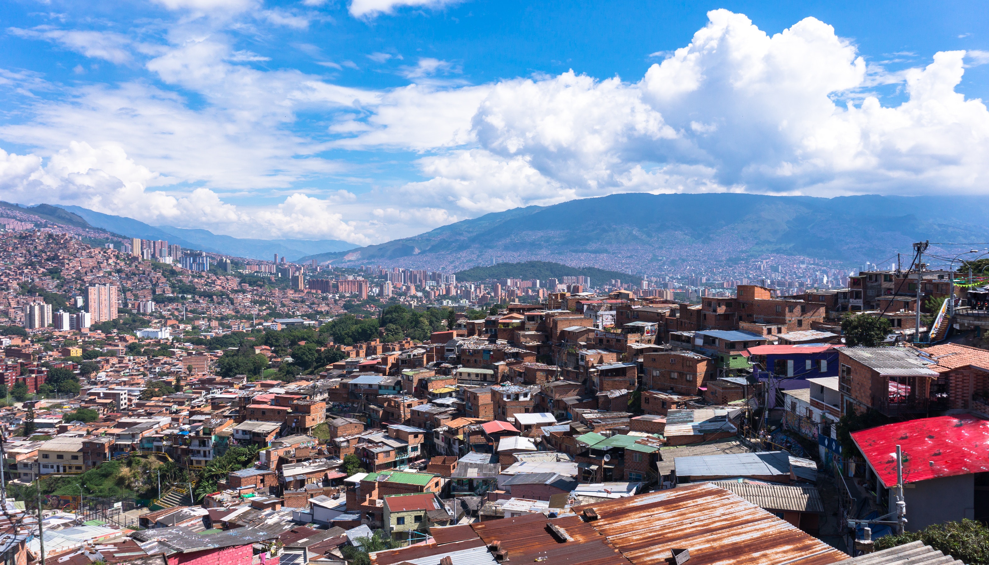 Image of the city of Medellin - the skyline Cover Image